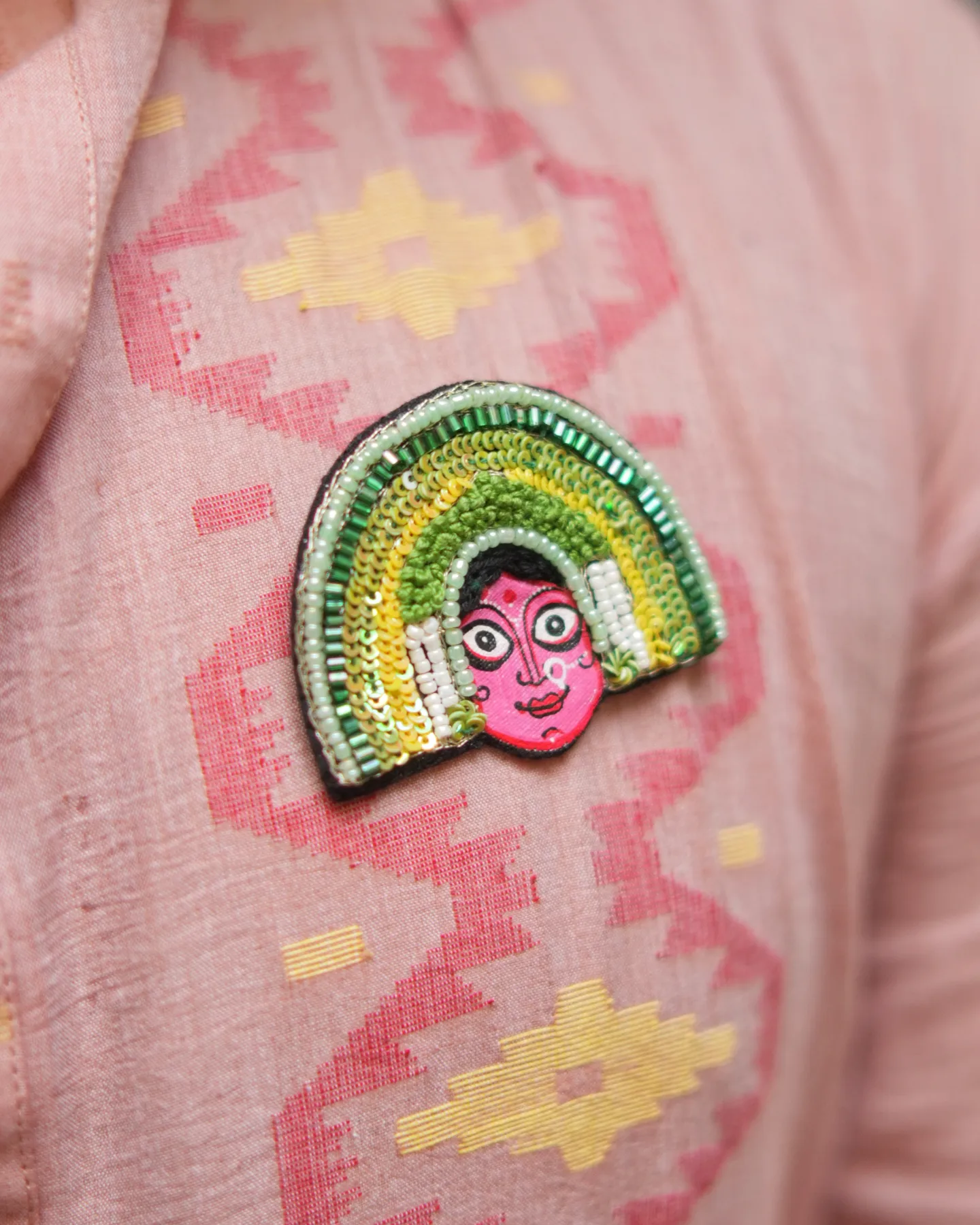 MAHALAKKHI CHHAU BROOCH - Image 2