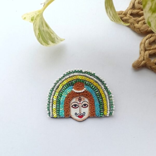 BYOMKESH CHHAU BROOCH