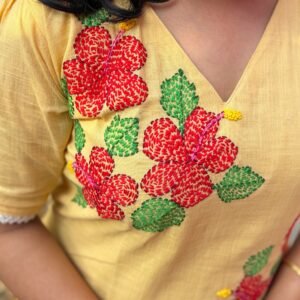 Hibiscus Kantha dress