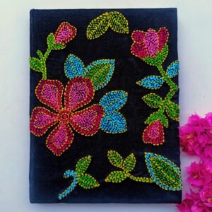 Kantha stitch journal