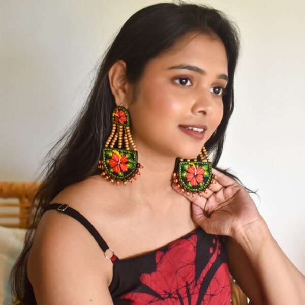 Laal Gulaal Earrings