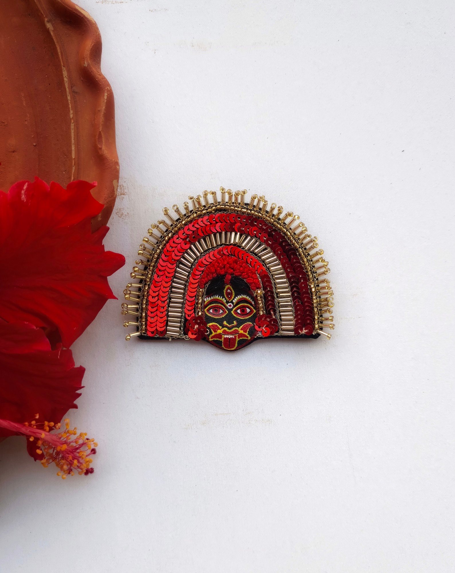 MAHAKALI CHHAU BROOCH - Image 2