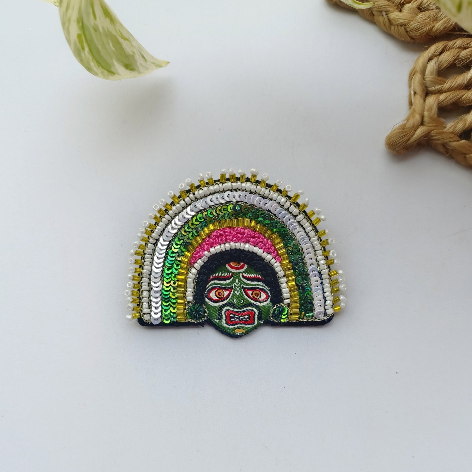 MAHISASHUR CHHAU BROOCH