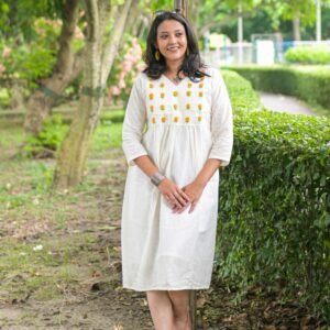 Safed marigold dress