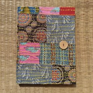 Traditional Kantha stitch journal