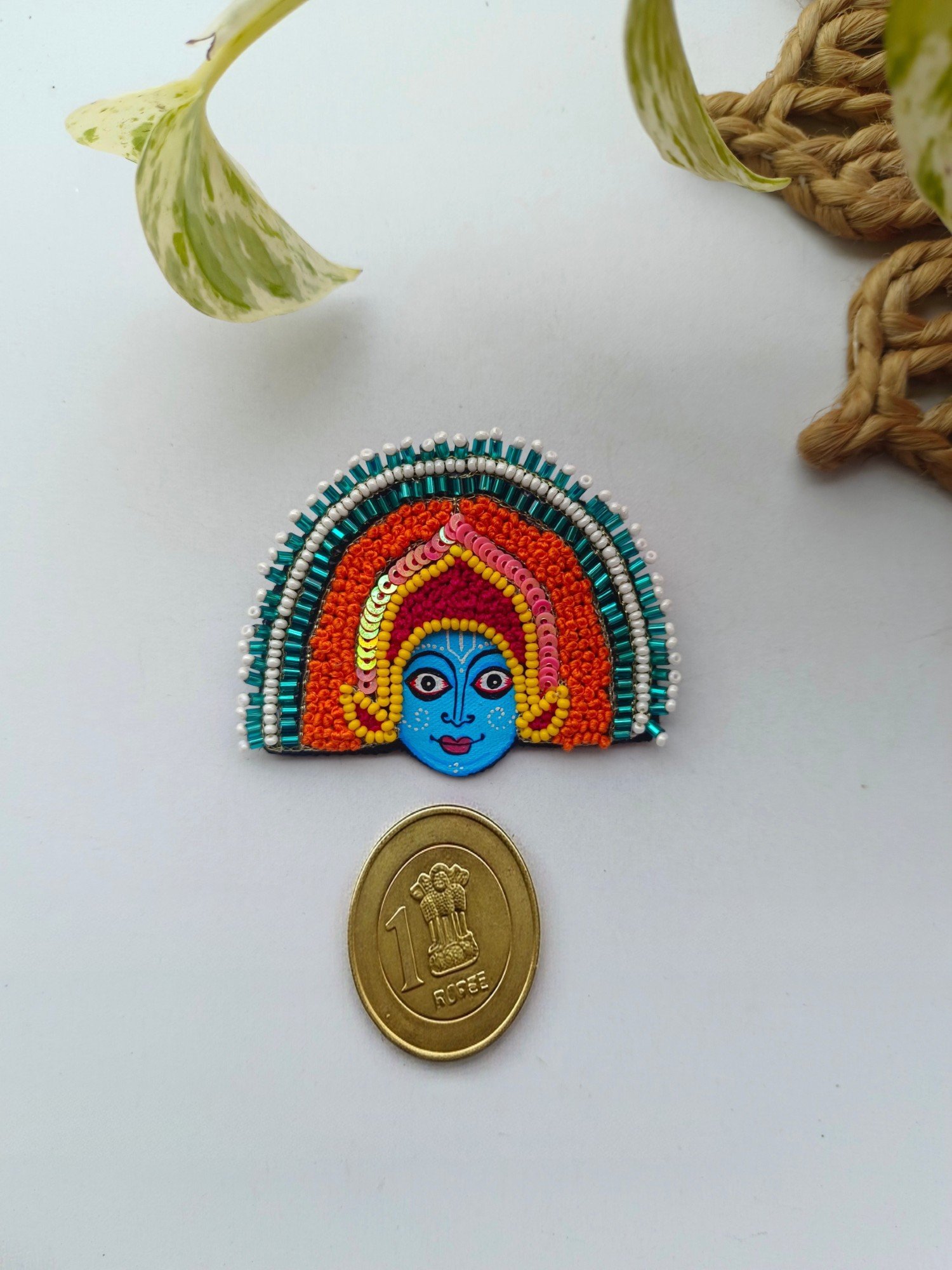 VISHNU CHHAU BROOCH - Image 2